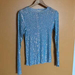 Intimately by Free People Gold Rush Sequins Top, Size XSmall